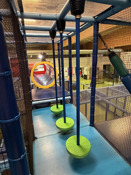 Large indoor playground, PlayCo, length approx. 37 metres