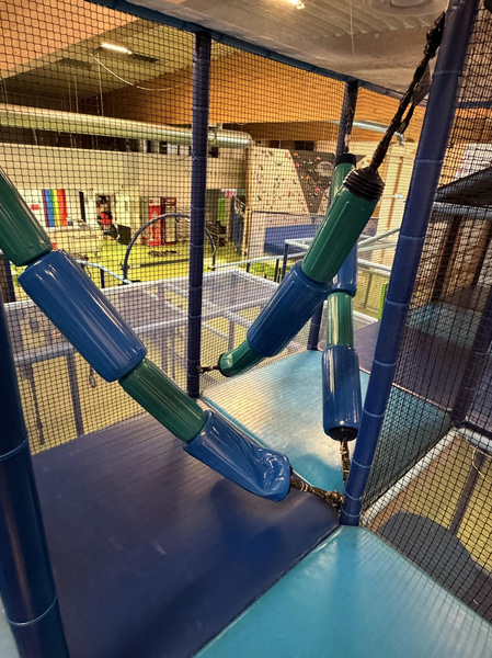 Large indoor playground, PlayCo, length approx. 37 metres
