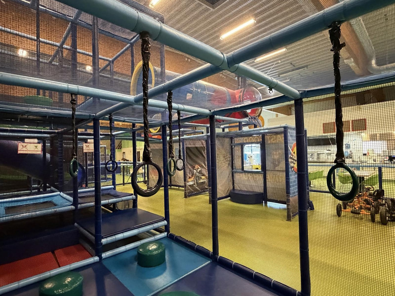 Large indoor playground, PlayCo, length approx. 37 metres