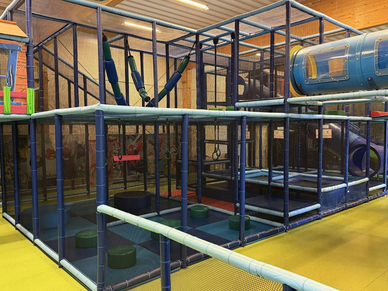 Large indoor playground, PlayCo, length approx. 37 metres