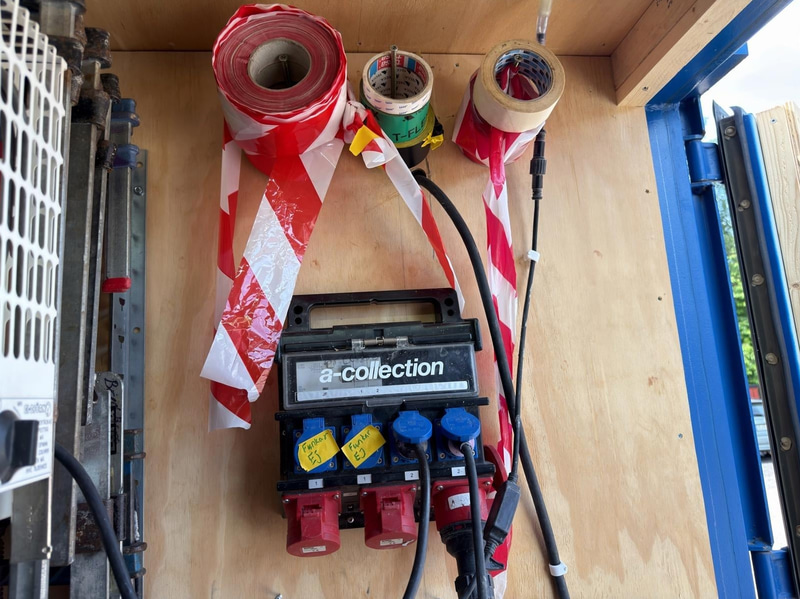 20-foot insulated container with contents