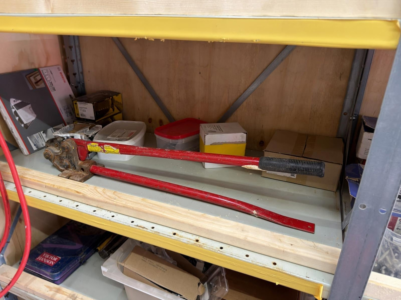 20-foot insulated container with contents