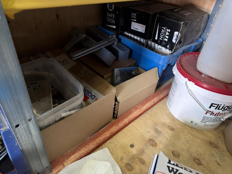 20-foot insulated container with contents