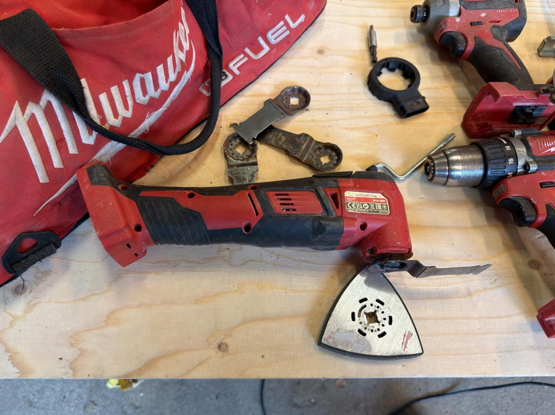 Milwaukee tool package, 6 pcs