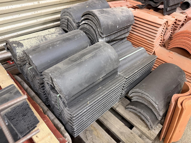 Lot of roof tiles