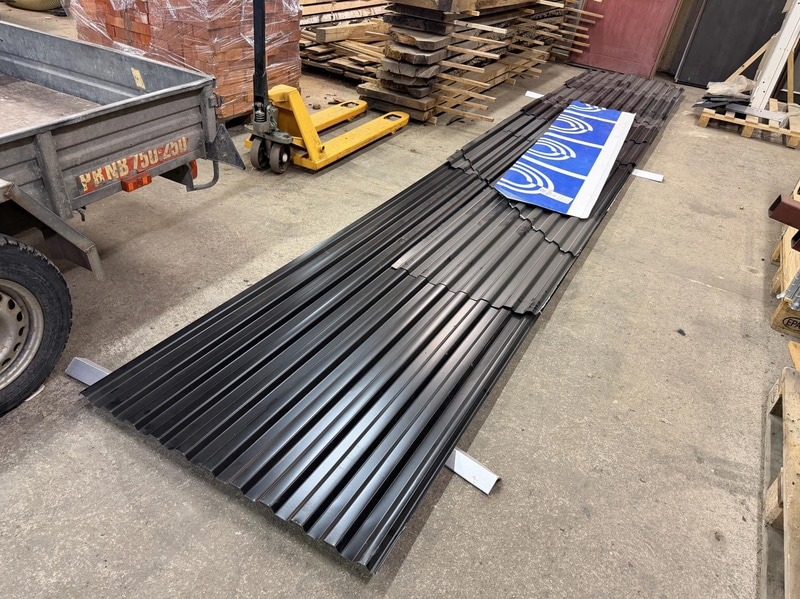 Insulation, sheet metal, building materials, etc.