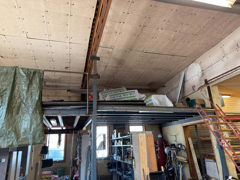 Insulation, sheet metal, building materials, etc.