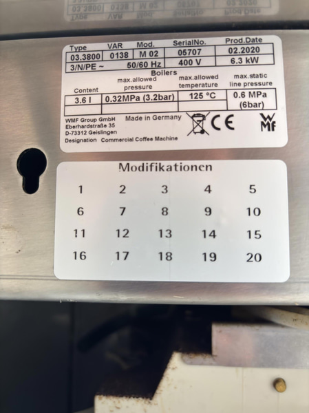 WMF Cafemat coffee machine