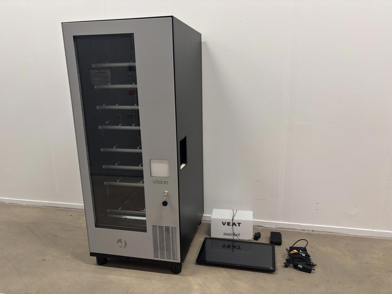 Refrigerated vending machine Vision Combo Plus S R290 V8, incl. screen, card reader and router