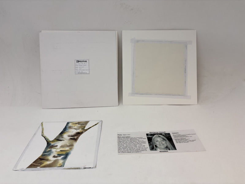 2 paintings by Marianne Choyet