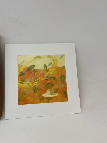 2 paintings by Moriko Yamamoto