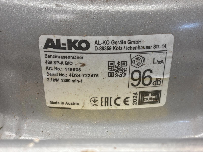 Gräsklippare Al-ko, 468 SP-a BIO