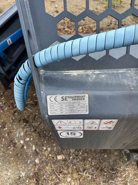 Klaffskopa, SE Equipment 3.7 m3. B=2 600 mm. Volym 3 700 l. -2023