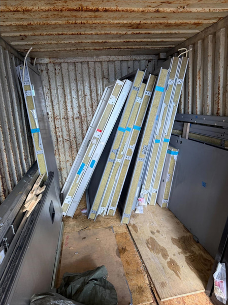 Lot of security doors