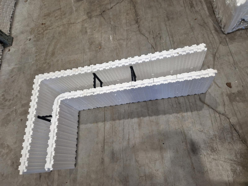 Thermoblocks for 4 x 8 m pool (155 pcs) NEW