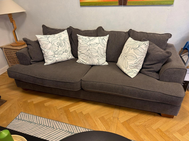 Sofa and side table