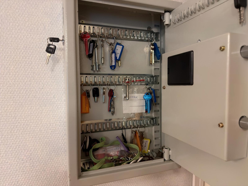 ComSafe key cabinet with electronic lock