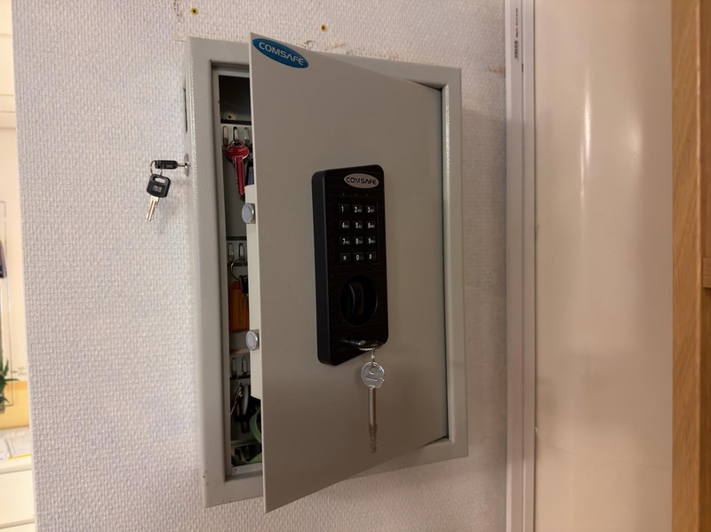 ComSafe key cabinet with electronic lock