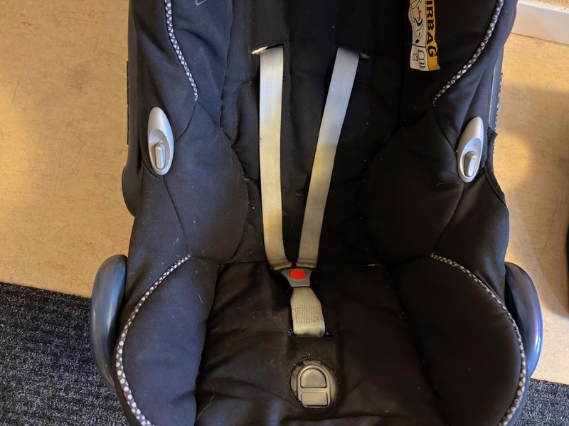 Maxi-Cosi infant car seat and booster cushion