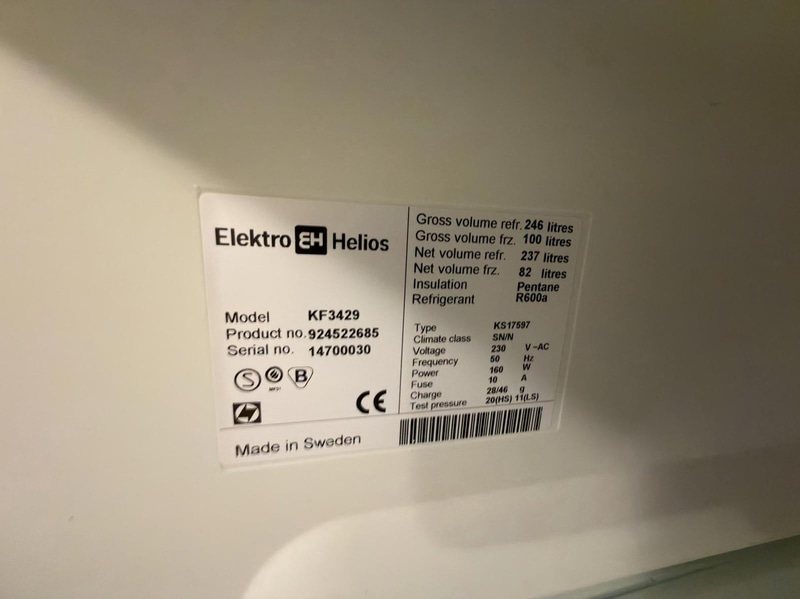 Kylfrys Elektro Helios KF3429