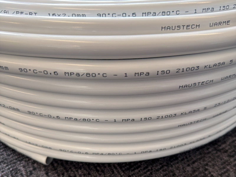 400 m Alupex underfloor heating pipe, PEX/AL/PE, 16 x 2.0 mm, multilayer pipe