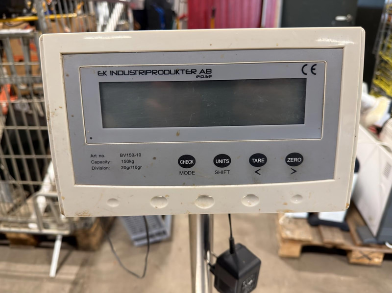 Industrial Scale EK BVT10-10, 75 & 150 kg