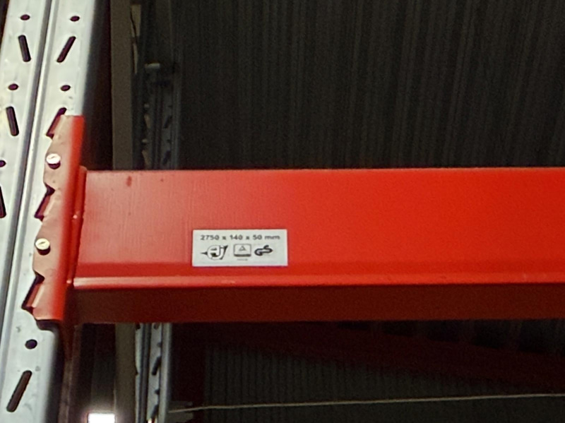 Pallet racking, 10 bays