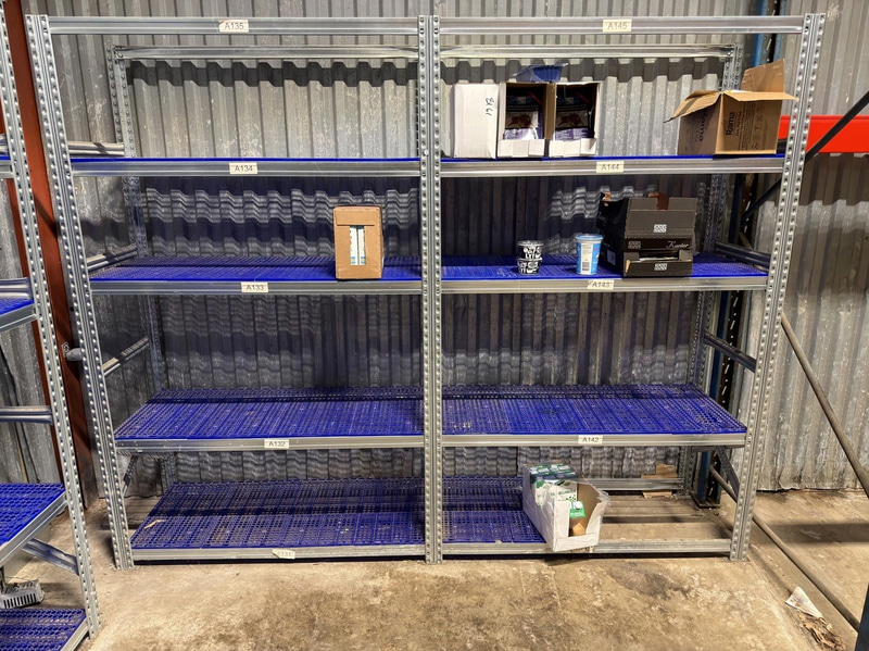 Shelving units, 11 pcs