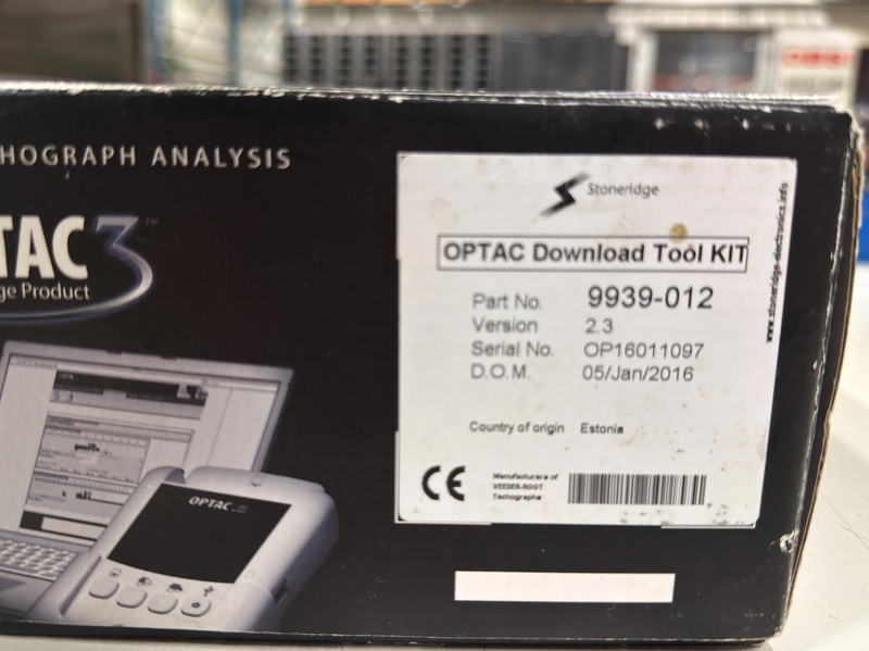 Stoneridge OPTAC 3 tachograph tool, kit