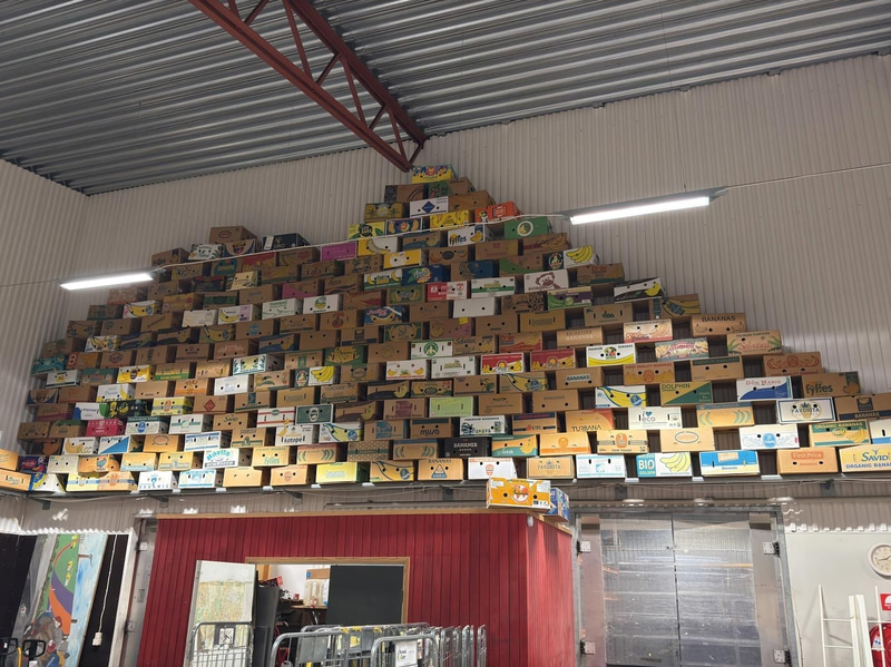 Collection of banana boxes (large lot)