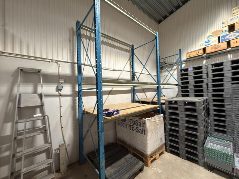 Pallet racking & shelving, etc.