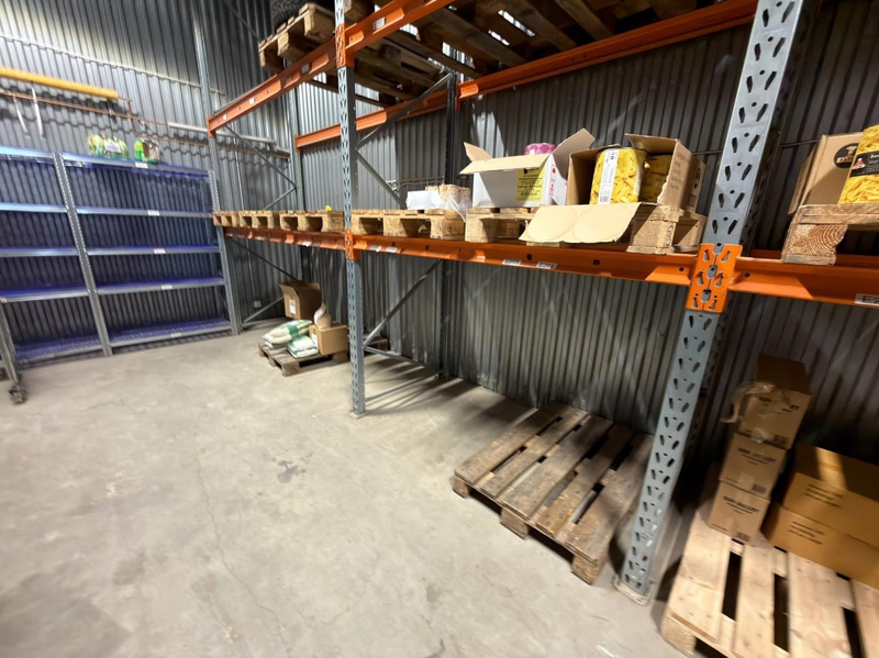 Pallet racking, 8 bays, Kasten