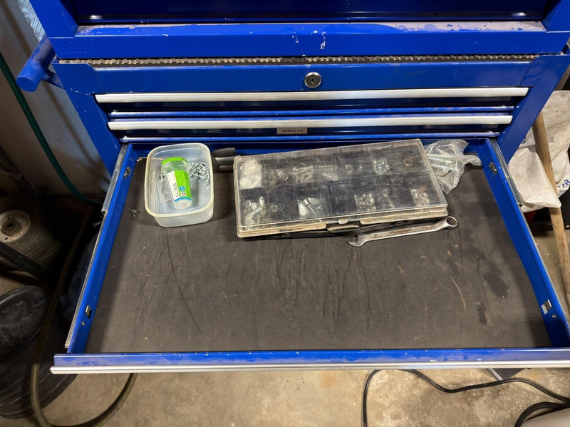 Biltema tool trolley with contents