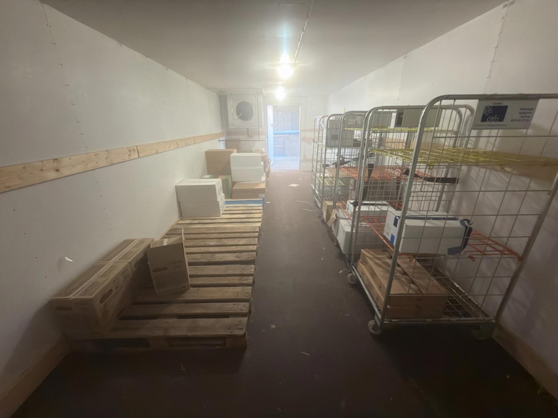 Fryscontainer komplett med aggregat