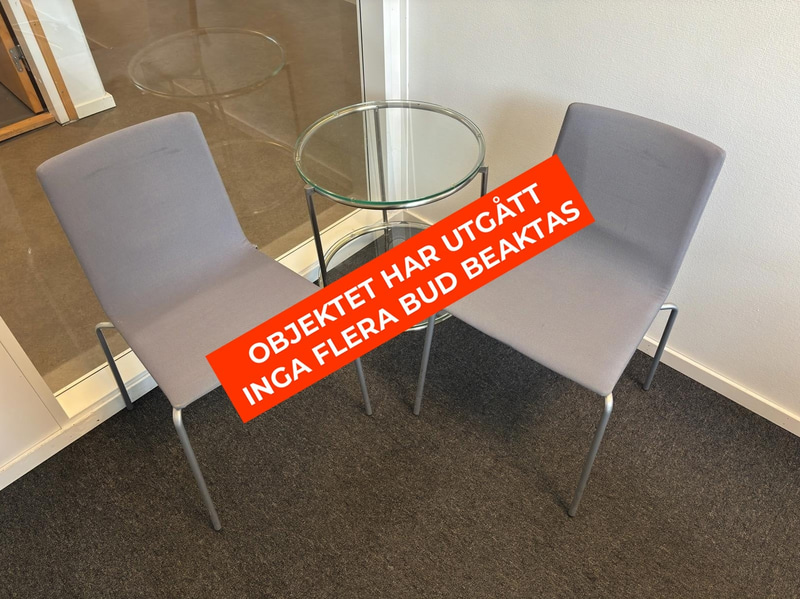 2 Chairs incl. Trolley Table
