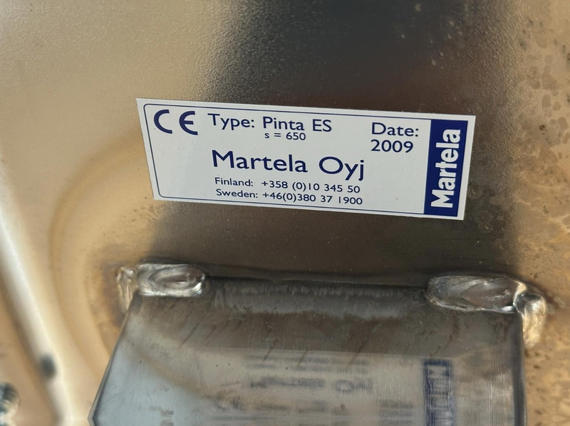 Höj- sänkbart skrivbord Martela, inkl. kontorsstol