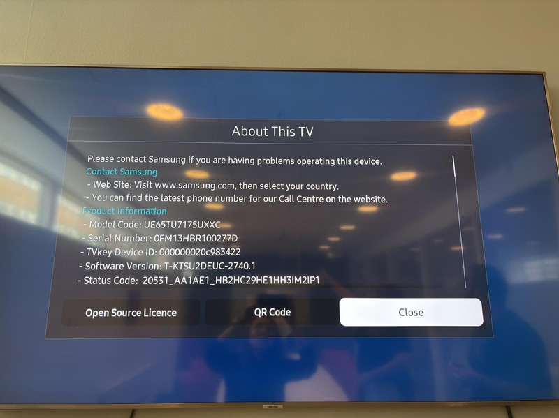TV Samsung TU715 65 tum 4K