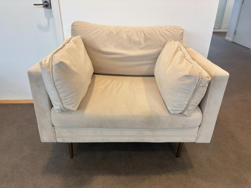 Fåtölj, beige