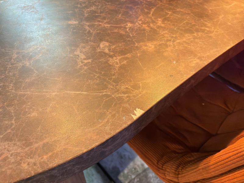 Dining table incl. 6 chairs