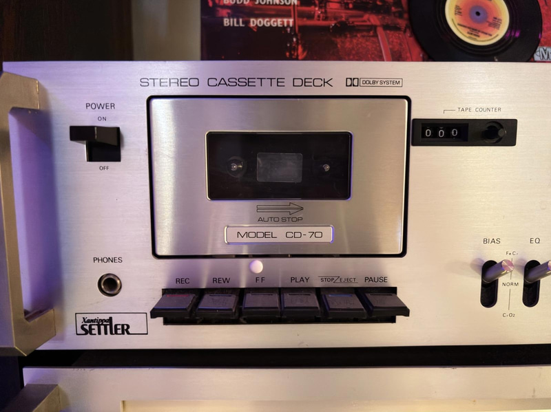 Cassette deck with tuner T70 Settler, Xantippa