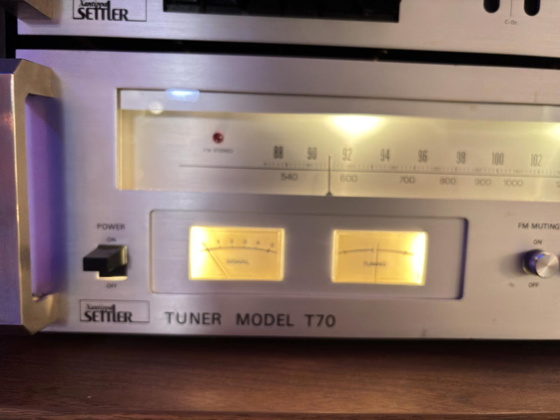Cassette deck with tuner T70 Settler, Xantippa