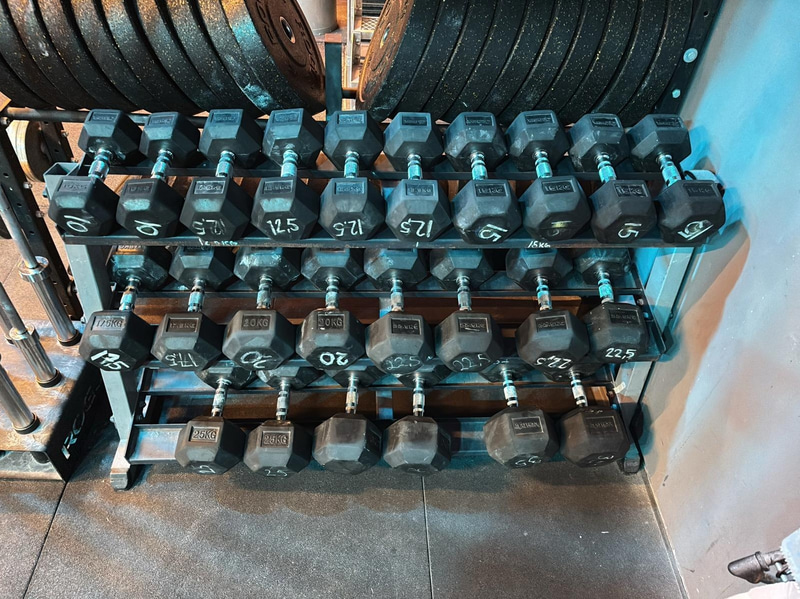 Dumbbell Rack incl. Dumbbells