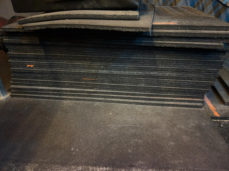 Gym flooring, approx. 270 m²