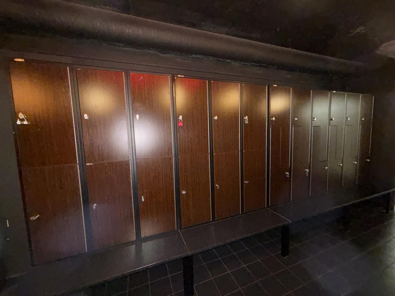 12 Gymleco lockers