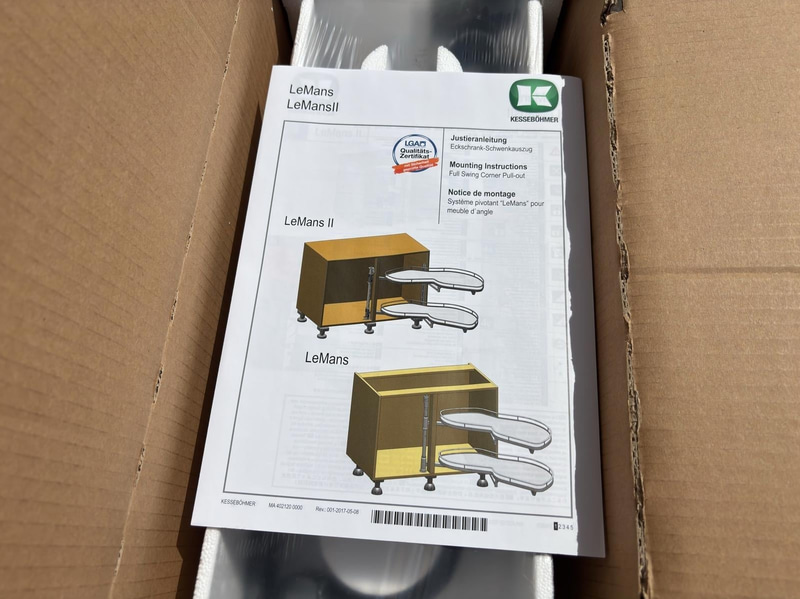Köksdelar Blum, Kesseböhmer, Lube