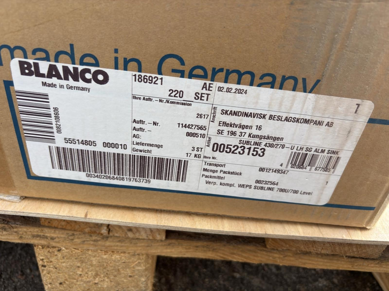 6 stycken diskhoar Blanco, Franke