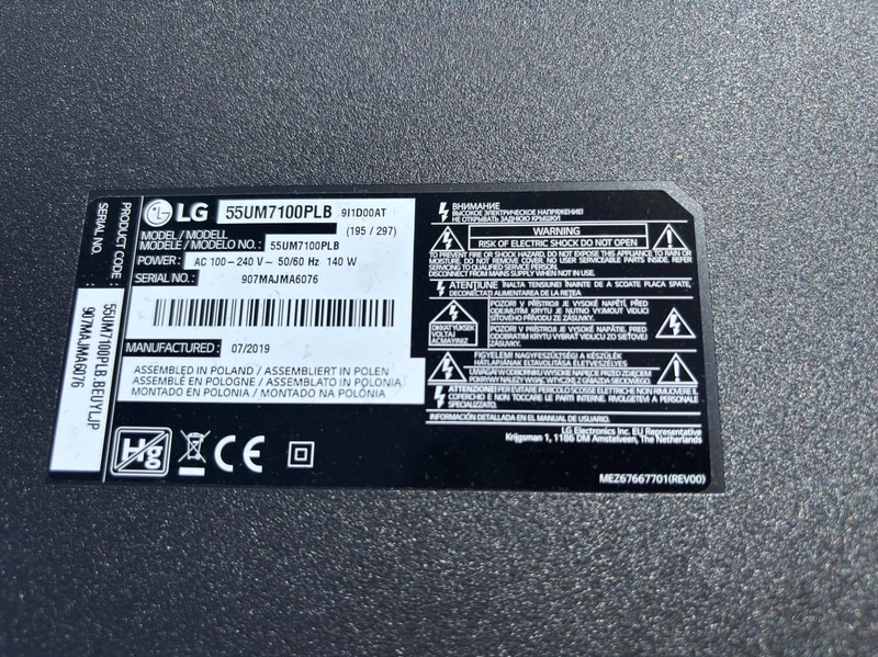 TV LG 55 tum