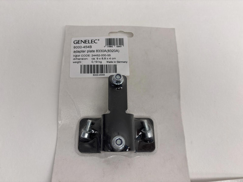 (NEW) Lot of adapters/mounts for speaker stands, Genelec