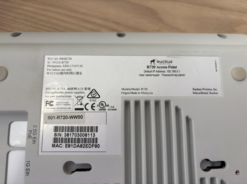 Ruckus R720 Access Point