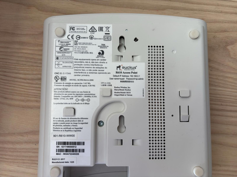 Ruckus R610 Access Point